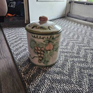 Vintage John B Taylor canister with lid